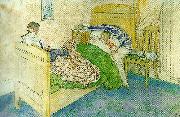 Carl Larsson i mammas sang Spain oil painting artist